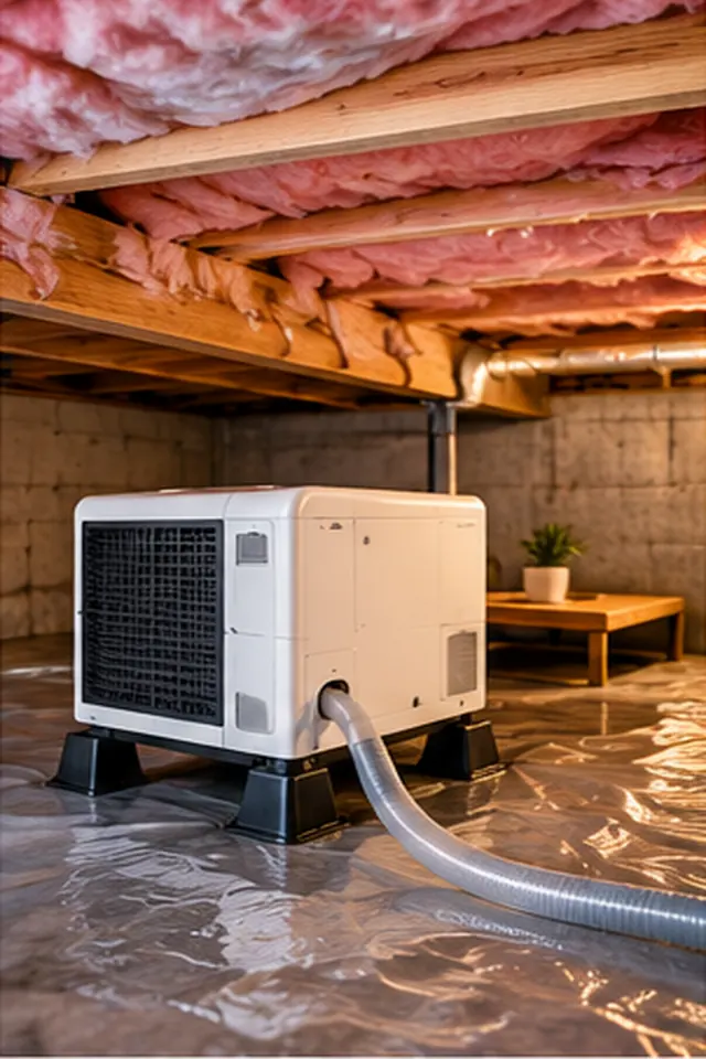 What Size Dehumidifier Does a Crawl Space Need? illustration